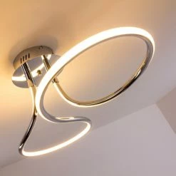 Hofstein Deckenleuchte Margie LED Chrom, 1-flammig -LED Leuchten Verkäufe deckenleuchte margie h3001240 8