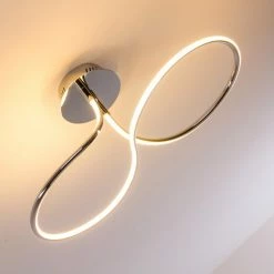 Hofstein Deckenleuchte Margie LED Chrom, 1-flammig -LED Leuchten Verkäufe deckenleuchte margie h3001240 9