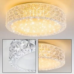 Hofstein Deckenleuchte Norra LED Weiß, 1-flammig