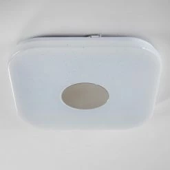 Hofstein Deckenleuchte Nutak LED Weiß, 1-flammig, Fernbedienung, Farbwechsler -LED Leuchten Verkäufe deckenleuchte nutak h3004173 16