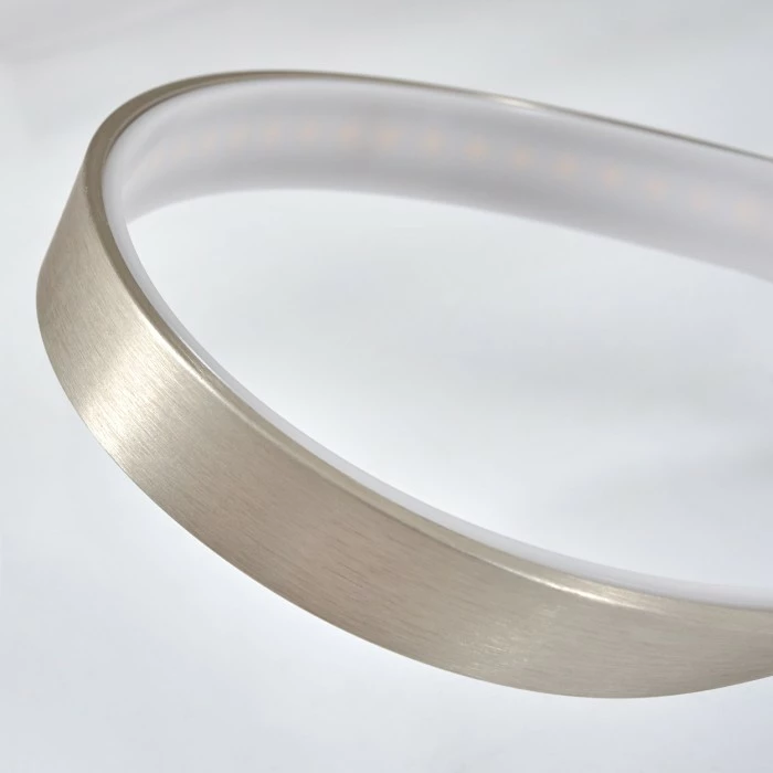 Hofstein Deckenleuchte Parson LED Nickel-Matt, 1-flammig 3 Hofstein Deckenleuchte Parson LED Nickel-Matt, 1-flammig – Bild 3