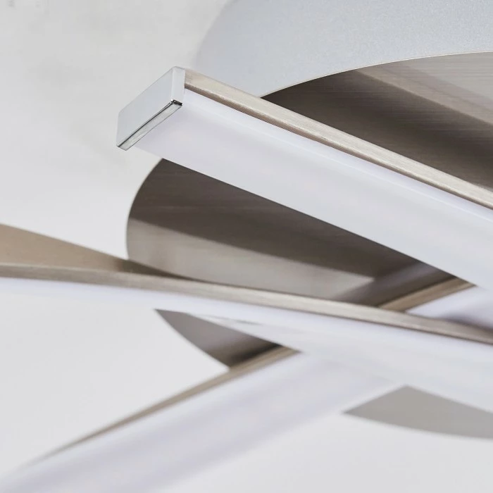 Hofstein Deckenleuchte Parson LED Nickel-Matt, 1-flammig 6 Hofstein Deckenleuchte Parson LED Nickel-Matt, 1-flammig – Bild 6