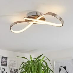 Hofstein Deckenleuchte Parson LED Nickel-Matt, 1-flammig 18 Hofstein Deckenleuchte Parson LED Nickel-Matt, 1-flammig -LED Leuchten Verkäufe deckenleuchte parson h3003794 6