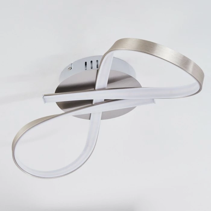 Hofstein Deckenleuchte Parson LED Nickel-Matt, 1-flammig 8 Hofstein Deckenleuchte Parson LED Nickel-Matt, 1-flammig – Bild 8