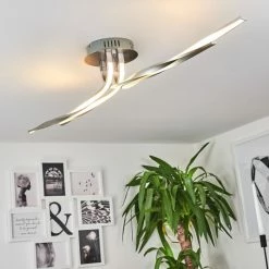 Hofstein Deckenleuchte REMO LED Nickel-Matt, 1-flammig -LED Leuchten Verkäufe deckenleuchte remo h169828 do3 10