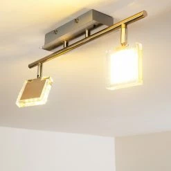 Hofstein Deckenleuchte Ritsem LED Nickel-Matt, Chrom, 2-flammig, Fernbedienung, Farbwechsler -LED Leuchten Verkäufe deckenleuchte ritsem h3007341 10