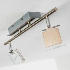 Hofstein Deckenleuchte Ritsem LED Nickel-Matt, Chrom, 2-flammig, Fernbedienung, Farbwechsler -LED Leuchten Verkäufe deckenleuchte ritsem h3007341 20