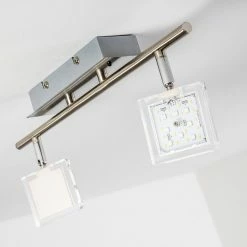 Hofstein Deckenleuchte Ritsem LED Nickel-Matt, Chrom, 2-flammig, Fernbedienung, Farbwechsler -LED Leuchten Verkäufe deckenleuchte ritsem h3007341 21