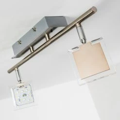 Hofstein Deckenleuchte Ritsem LED Nickel-Matt, Chrom, 2-flammig, Fernbedienung, Farbwechsler -LED Leuchten Verkäufe deckenleuchte ritsem h3007341 3