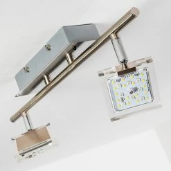 Hofstein Deckenleuchte Ritsem LED Nickel-Matt, Chrom, 2-flammig, Fernbedienung, Farbwechsler -LED Leuchten Verkäufe deckenleuchte ritsem h3007341 5