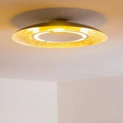 Hofstein Deckenleuchte Slatten LED Silber, 1-flammig -LED Leuchten Verkäufe deckenleuchte slatten h3021187 do2 10