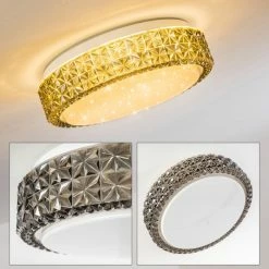 Hofstein Deckenleuchte Soppero LED Anthrazit, 1-flammig