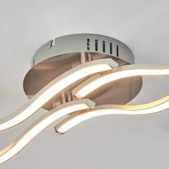 Hofstein Deckenleuchte Tarent LED Stahl gebürstet, 1-flammig 23 Hofstein Deckenleuchte Tarent LED Stahl gebürstet, 1-flammig -LED Leuchten Verkäufe deckenleuchte tarent h168548 10