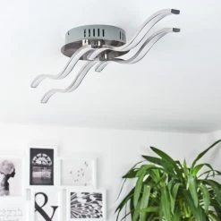 Hofstein Deckenleuchte Tarent LED Stahl gebürstet, 1-flammig 24 Hofstein Deckenleuchte Tarent LED Stahl gebürstet, 1-flammig -LED Leuchten Verkäufe deckenleuchte tarent h168548 11