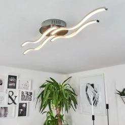 Hofstein Deckenleuchte Tarent LED Stahl gebürstet, 1-flammig 25 Hofstein Deckenleuchte Tarent LED Stahl gebürstet, 1-flammig -LED Leuchten Verkäufe deckenleuchte tarent h168548 12