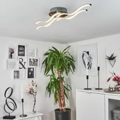 Hofstein Deckenleuchte Tarent LED Stahl gebürstet, 1-flammig 19 Hofstein Deckenleuchte Tarent LED Stahl gebürstet, 1-flammig -LED Leuchten Verkäufe deckenleuchte tarent h168548 6