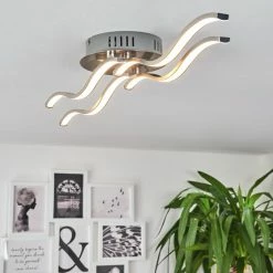 Hofstein Deckenleuchte Tarent LED Stahl gebürstet, 1-flammig 21 Hofstein Deckenleuchte Tarent LED Stahl gebürstet, 1-flammig -LED Leuchten Verkäufe deckenleuchte tarent h168548 8