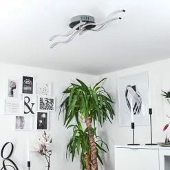 Hofstein Deckenleuchte Tarent LED Stahl gebürstet, 1-flammig 22 Hofstein Deckenleuchte Tarent LED Stahl gebürstet, 1-flammig -LED Leuchten Verkäufe deckenleuchte tarent h168548 9