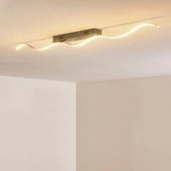 Hofstein Deckenleuchte Tropea LED Stahl gebürstet, 1-flammig -LED Leuchten Verkäufe deckenleuchte tropea h168531 8