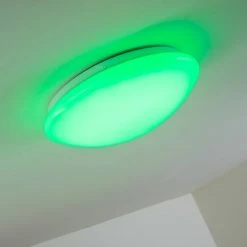 Hofstein Deckenleuchte Zoar LED Weiß, 1-flammig, Fernbedienung, Farbwechsler -LED Leuchten Verkäufe deckenleuchte zoar h3004197 6