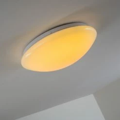 Hofstein Deckenleuchte Zoar LED Weiß, 1-flammig, Fernbedienung, Farbwechsler -LED Leuchten Verkäufe deckenleuchte zoar h3004197 7