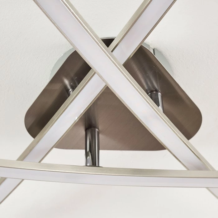 Hofstein Deneb Deckenleuchte LED Nickel-Matt, 3-flammig 11 Hofstein Deneb Deckenleuchte LED Nickel-Matt, 3-flammig – Bild 11