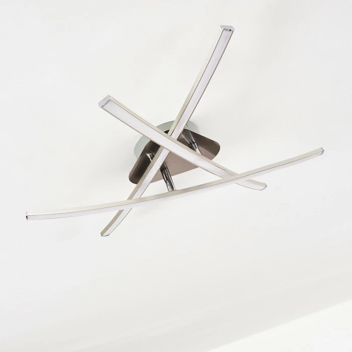 Hofstein Deneb Deckenleuchte LED Nickel-Matt, 3-flammig 20 Hofstein Deneb Deckenleuchte LED Nickel-Matt, 3-flammig – Bild 20