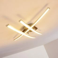 Hofstein Deneb Deckenleuchte LED Nickel-Matt, 3-flammig 30 Hofstein Deneb Deckenleuchte LED Nickel-Matt, 3-flammig -LED Leuchten Verkäufe deneb deckenleuchte h3011423 do4 9