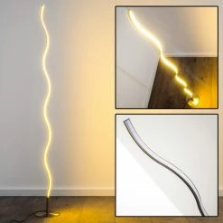 Hofstein Dillon Stehlampe LED Nickel-Matt, 1-flammig -LED Leuchten Verkäufe dillon stehlampe h3000588 10