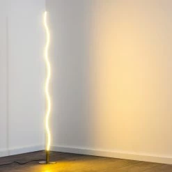 Hofstein Dillon Stehlampe LED Nickel-Matt, 1-flammig -LED Leuchten Verkäufe dillon stehlampe h3000588 11