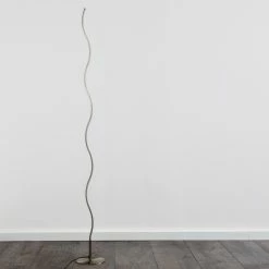 Hofstein Dillon Stehlampe LED Nickel-Matt, 1-flammig -LED Leuchten Verkäufe dillon stehlampe h3000588 17