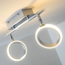 Hofstein Dobris Deckenspot LED Chrom, 2-flammig 33 Hofstein Dobris Deckenspot LED Chrom, 2-flammig -LED Leuchten Verkäufe dobris deckenspot h166889 13