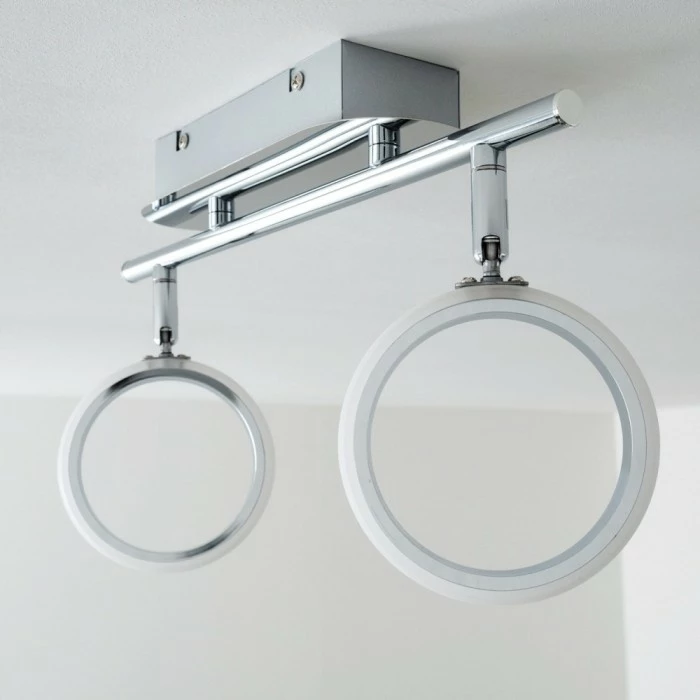 Hofstein Dobris Deckenspot LED Chrom, 2-flammig 19 Hofstein Dobris Deckenspot LED Chrom, 2-flammig – Bild 19