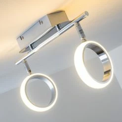 Hofstein Dobris Deckenspot LED Chrom, 2-flammig 24 Hofstein Dobris Deckenspot LED Chrom, 2-flammig -LED Leuchten Verkäufe dobris deckenspot h166889 4