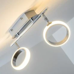 Hofstein Dobris Deckenspot LED Chrom, 2-flammig 25 Hofstein Dobris Deckenspot LED Chrom, 2-flammig -LED Leuchten Verkäufe dobris deckenspot h166889 5