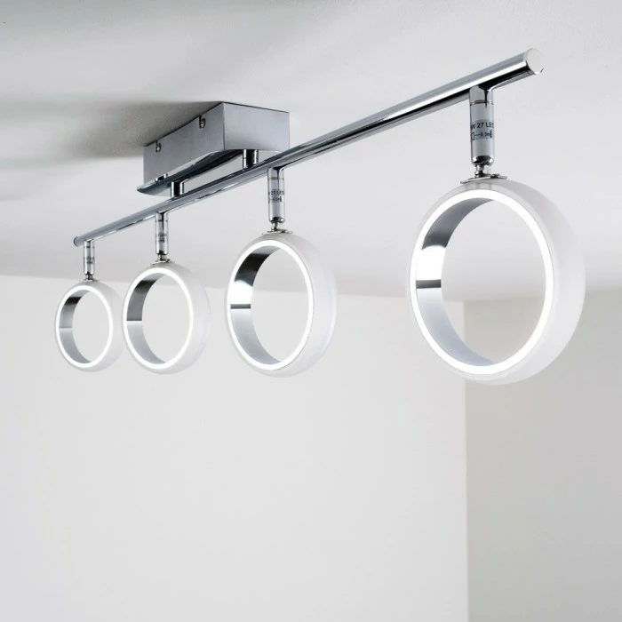 Hofstein Dobris Deckenspot LED Chrom, 4-flammig 3 Hofstein Dobris Deckenspot LED Chrom, 4-flammig – Bild 3