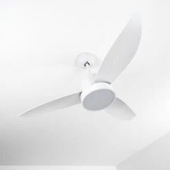 Hofstein Doha Deckenventilator LED Weiß, 1-flammig, Fernbedienung -LED Leuchten Verkäufe doha deckenventilator h3325537 12