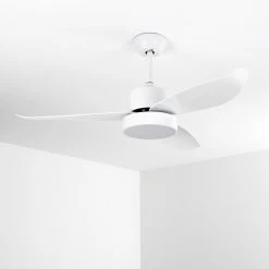 Hofstein Doha Deckenventilator LED Weiß, 1-flammig, Fernbedienung -LED Leuchten Verkäufe doha deckenventilator h3325537 6