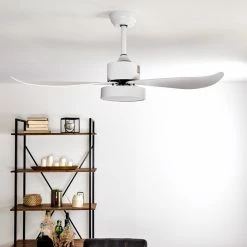 Hofstein Doha Deckenventilator LED Weiß, 1-flammig, Fernbedienung -LED Leuchten Verkäufe doha deckenventilator h3372746 16