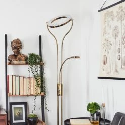 Hofstein Donna Deckenfluter LED Altmessing, 2-flammig -LED Leuchten Verkäufe donna deckenfluter h3019962 9