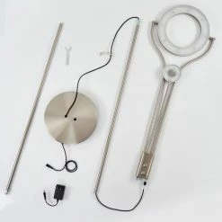 Hofstein Donna Stehleuchte LED Nickel-Matt, 2-flammig -LED Leuchten Verkäufe donna stehleuchte h3551714 4