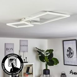 Hofstein Doyon Deckenleuchte LED Weiß, 1-flammig