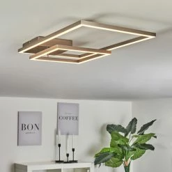 Hofstein Doyon Deckenleuchte LED Nickel-Matt, 1-flammig -LED Leuchten Verkäufe doyon deckenleuchte h3459133 10