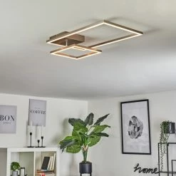 Hofstein Doyon Deckenleuchte LED Nickel-Matt, 1-flammig -LED Leuchten Verkäufe doyon deckenleuchte h3459133 8