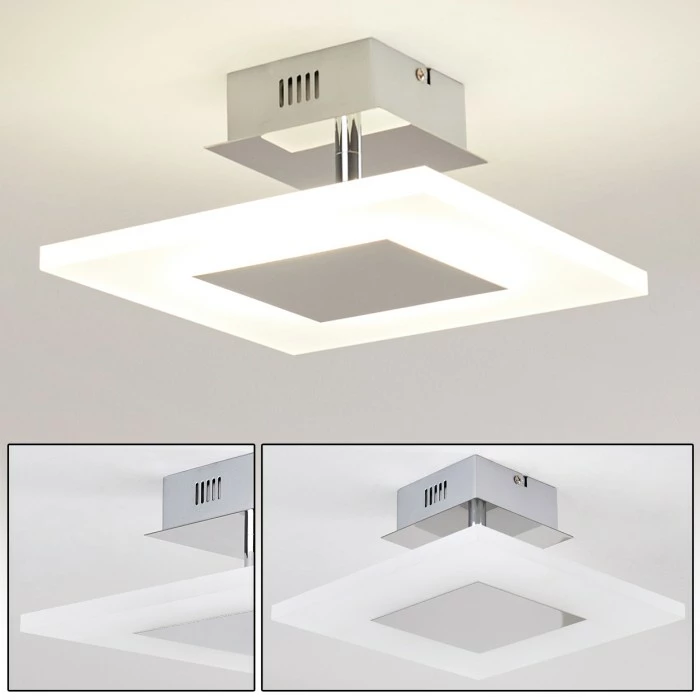 Hofstein Driewegen Deckenleuchte LED Chrom, 1-flammig 1 Hofstein Driewegen Deckenleuchte LED Chrom, 1-flammig
