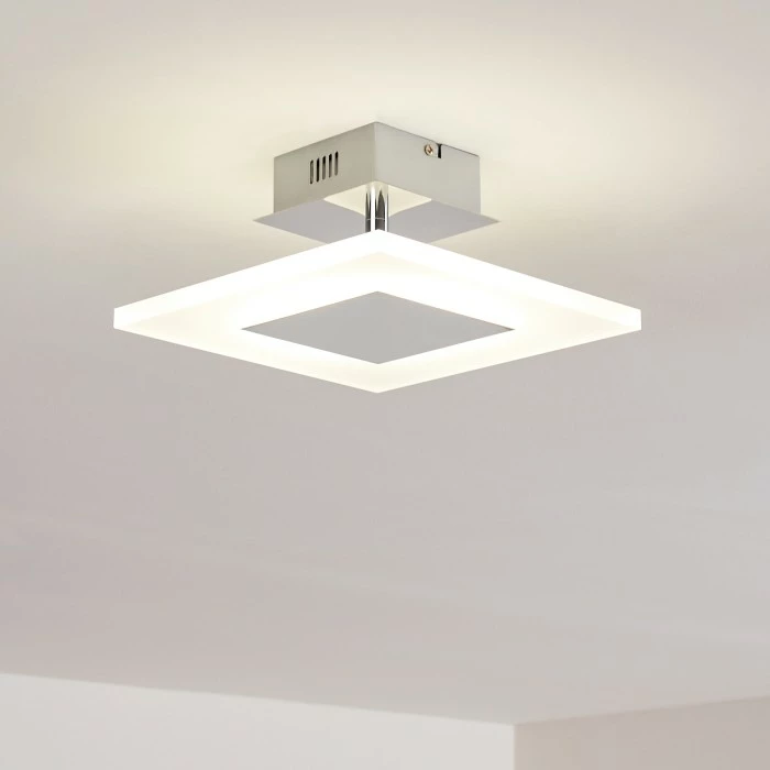 Hofstein Driewegen Deckenleuchte LED Chrom, 1-flammig 3 Hofstein Driewegen Deckenleuchte LED Chrom, 1-flammig – Bild 3