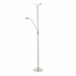 Eglo Leuchten Eglo BAYA LED Deckenfluter Nickel-Matt, 3-flammig