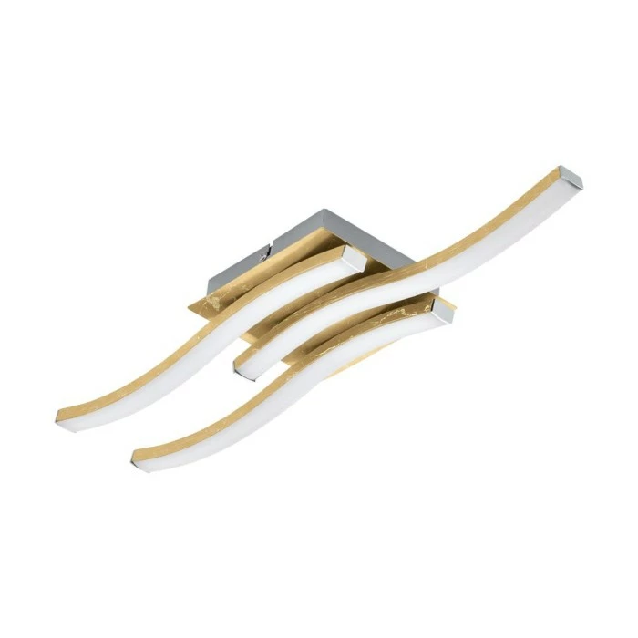 Eglo Leuchten EGLO CABEZAS Deckenleuchte LED Weiß, Gold, 3-flammig 1 Eglo Leuchten EGLO CABEZAS Deckenleuchte LED Weiß, Gold, 3-flammig