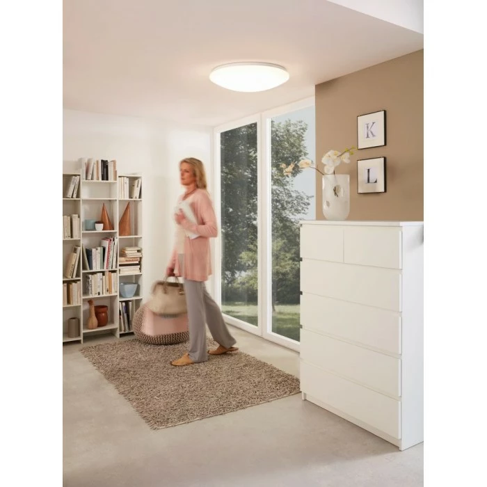 Eglo Leuchten Eglo GIRON Deckenleuchte LED Weiß, 1-flammig, Fernbedienung 3 Eglo Leuchten Eglo GIRON Deckenleuchte LED Weiß, 1-flammig, Fernbedienung – Bild 3