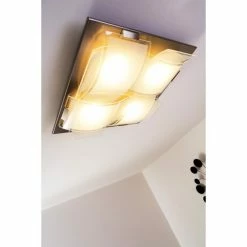 Eglo Leuchten Eglo GUADIANO Deckenleuchte LED Nickel-Matt, 4-flammig -LED Leuchten Verkäufe eglo guadiano deckenleuchte 93398 15